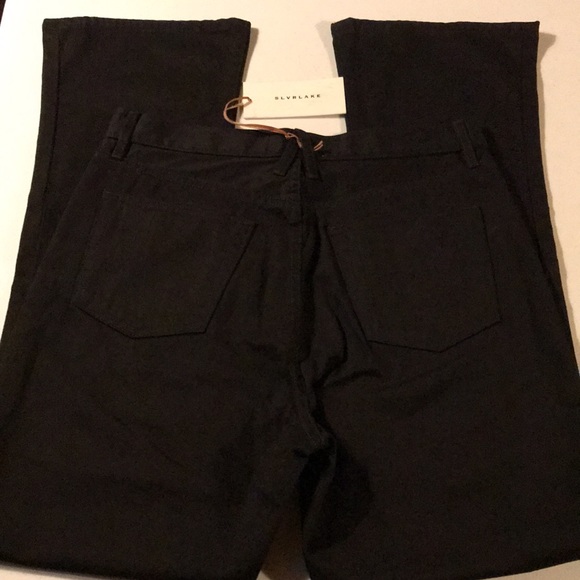 SLVRLAKE Charlotte Fit And Flare 70s Boot Cut Jeans - Picture 13 of 14